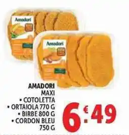 Deco Supermercati Amadori maxi cotoletta offerta