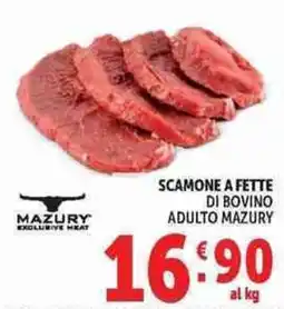 Deco Supermercati Scamone a fette di bovino adulto Mazury offerta