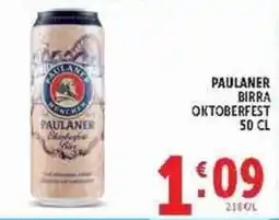 Deco Supermercati Paulaner birra Oktoberfest offerta