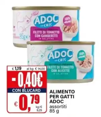 Alimento per gatti ADOC assortiti