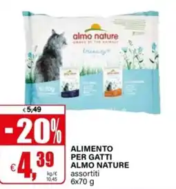 Il Gigante Alimento per gatti Almo Nature offerta