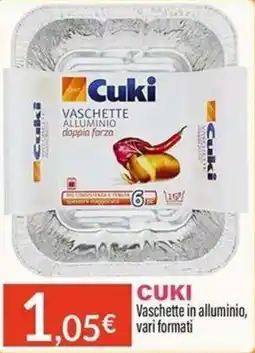 Sanitaria Demma Cuki Vaschette in alluminio offerta