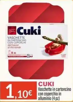 Sanitaria Demma Cuki Vaschette in cartoncino con coperchio offerta