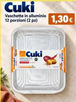 Sanitaria Demma Cuki vaschette alluminio offerta