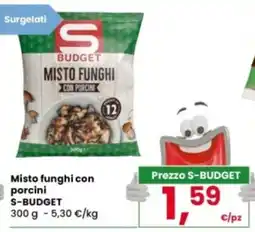 Eurospar Misto funghi con porcini S-BUDGET offerta