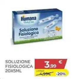 Bimbo Store Soluzione Fisiologica Humana offerta