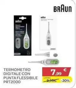 Bimbo Store Termometro digitale con punta flessibile Braun offerta