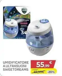 Bimbo Store Umidificatore a ultrasuoni SweetDreams offerta