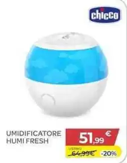 Bimbo Store Umidificatore Humi Fresh chicco offerta
