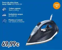 Unieuro Ferro da stiro Azur offerta