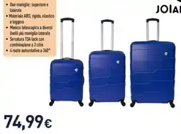 Unieuro Joia valigie offerta