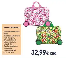 Unieuro Trolley cavalcabile offerta