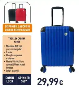 Unieuro Trolley cabina A6851 offerta