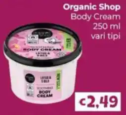 Le Bolle di Giù Giù Organic Shop Body Cream offerta
