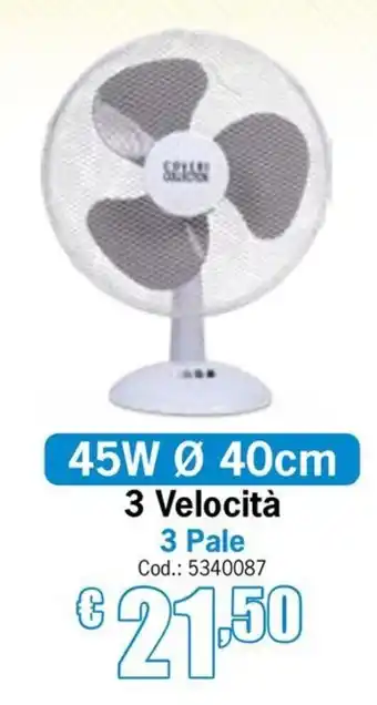 Coffre Ventilatore