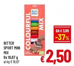 A&O Ritter Sport mini mix offerta