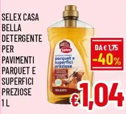 A&O Selex casa bella detergente per pavimenti parquet e superfici preziose offerta
