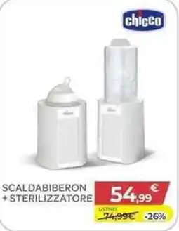 Bimbo Store Scaldabiberon + sterilizzatore chicco offerta