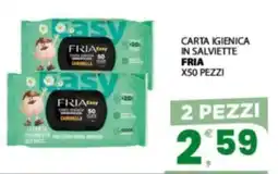 Despar Sicilia Carta igienica in salviette Fria offerta