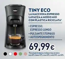 Unieuro Tiny Eco Lavazza offerta