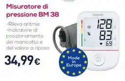 Unieuro Misuratore di pressione Beurer BM 38 offerta