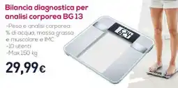 Unieuro Bilancia diagnostica per analisi corporea BG 13 offerta