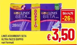 A&O Lines assorbenti seta ultra offerta