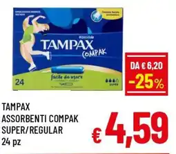 A&O Tampax assorbenti compak super/regular offerta