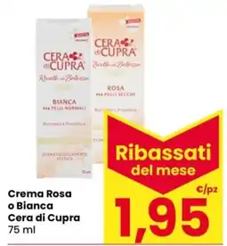 Despar Crema Rosa o Bianca Cera di Cupra offerta