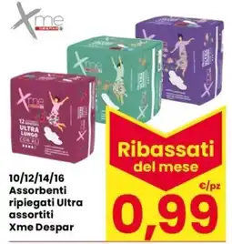 Despar Assorbenti ripiegati Ultra assortiti Xme Despar offerta