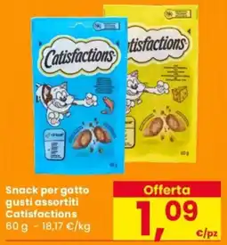 Despar Snack per gatto Catisfactions offerta