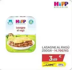 Bimbo Store HiPP Biologico Lasagne al ragù offerta