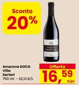 Despar Amarone DOCG Villa Sartori offerta