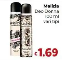 Le Bolle di Giù Giù Malizia Deo Donna offerta