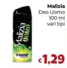 Le Bolle di Giù Giù Malizia Deo Uomo offerta