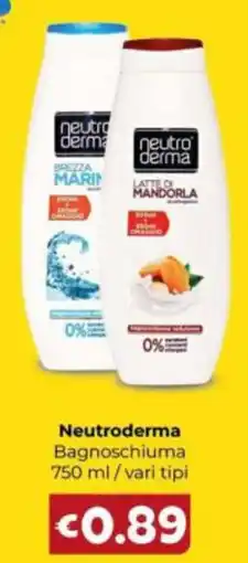 Le Bolle di Giù Giù Neutroderma Bagnoschiuma offerta