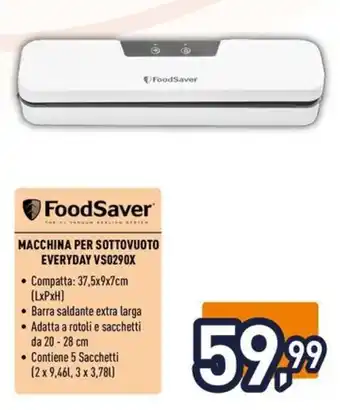 Macchina per sottovuoto Everyday FoodSaver