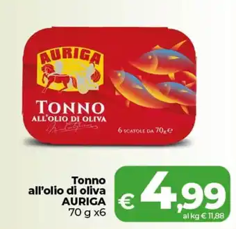 Tonno all'olio di oliva Auriga