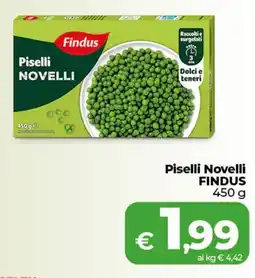 In Coop Piselli Novelli Findus offerta