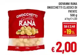 A&O Gnocchetti classici di patate Rana offerta