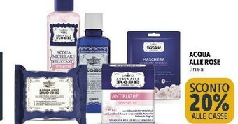 Deco Supermercati Acqua alle rose linea offerta