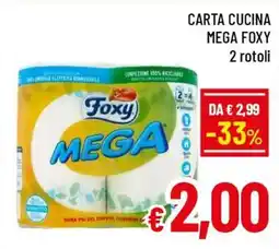 A&O Carta cucina Mega Foxy offerta