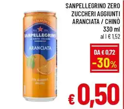 A&O Sanpellegrino Aranciata offerta
