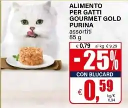 Il Gigante Alimento per gatti gourmet gold Purina assortiti offerta