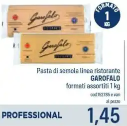 Talento Professional Store Pasta di semola linea ristorante Garofalo offerta