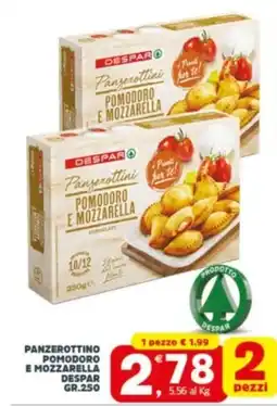 Despar Sicilia Panzerottino pomodoro e mozzarella Despar offerta