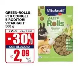 Il Gigante Green-Rolls per conigli e roditori Vitakraft offerta