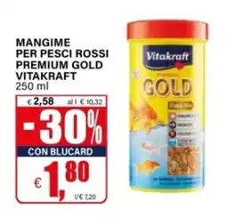 Il Gigante Mangime per pesci rossi premium gold Vitakraft offerta