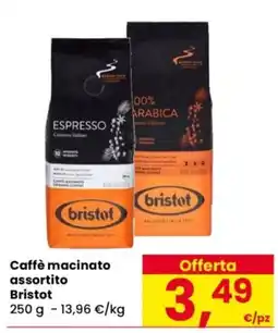 Despar Caffè macinato assortito Bristot offerta
