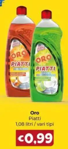 Le Bolle di Giù Giù Oro Piatti offerta